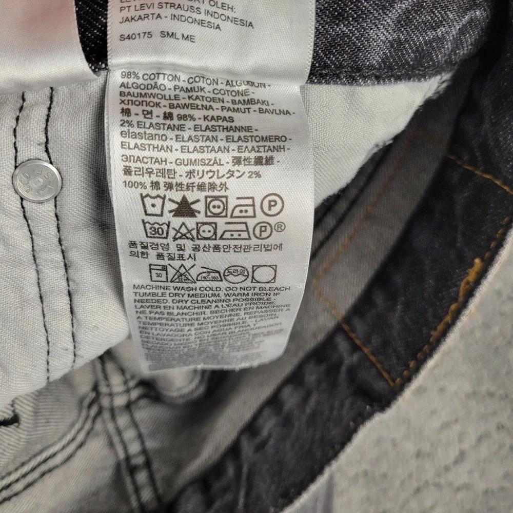 Levis 541 Jeans Mens 32x32 Gray Athletic Fit Taper Medium Wash Stretch Denim